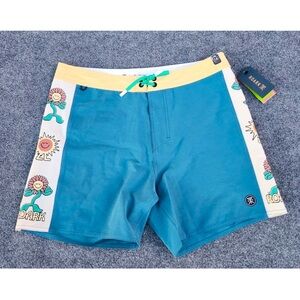 Roark Men's - 16” Passage Smeralda Costa board shorts